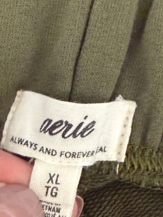 Aerie Green Sweatpants SzXL NWT - Picture 5 of 6